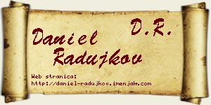 Daniel Radujkov vizit kartica